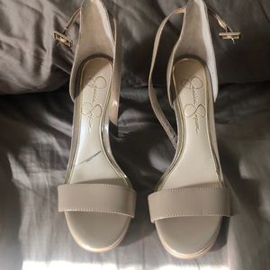 Jessica Simpson Strappy Stilettos.